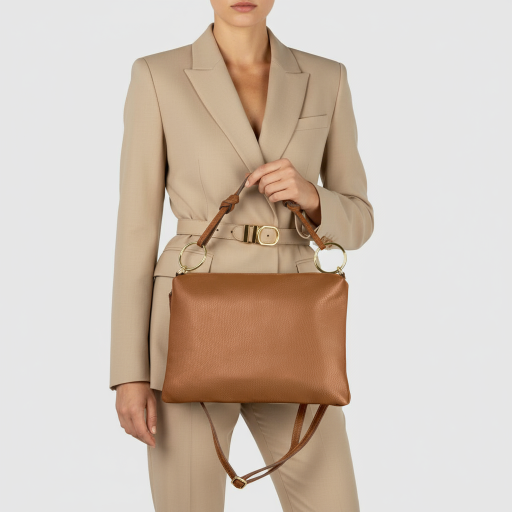 Calf Leather Shoulder Bag