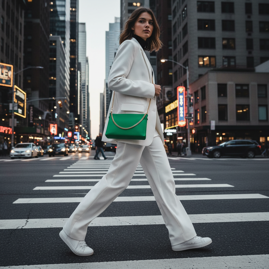 Calf Leather Crossbody Bag