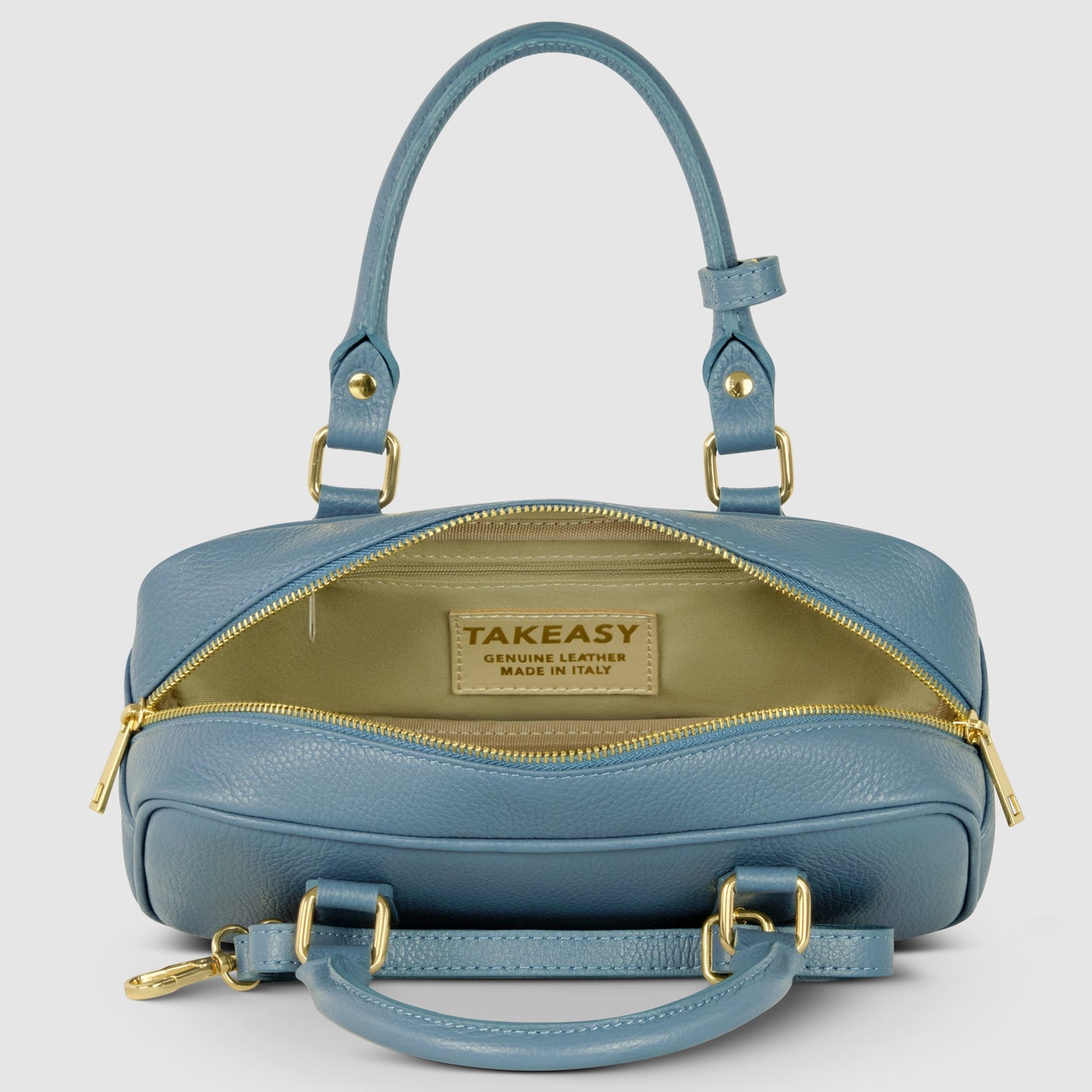Calf Leather Top-Handle Bag