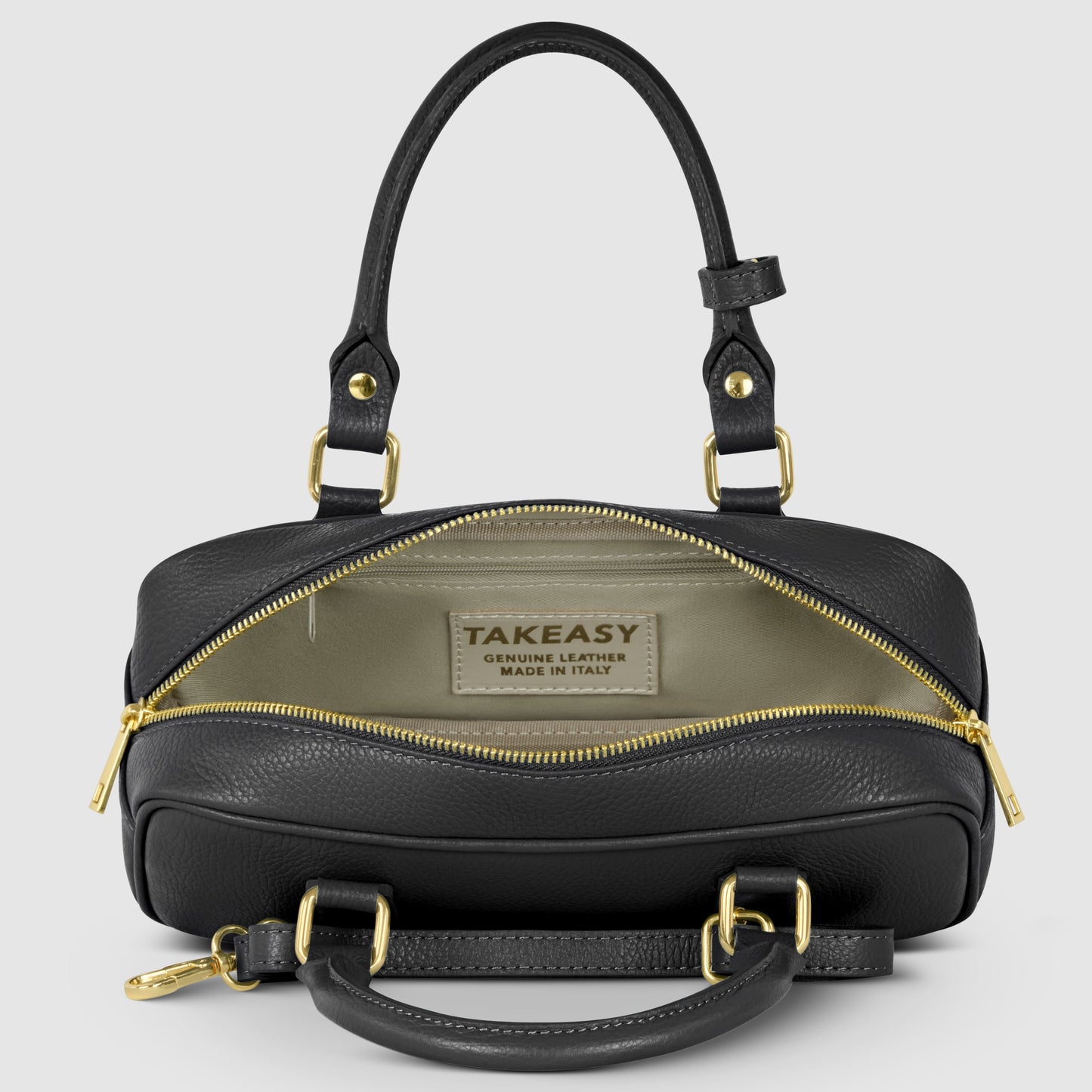Calf Leather Top-Handle Bag