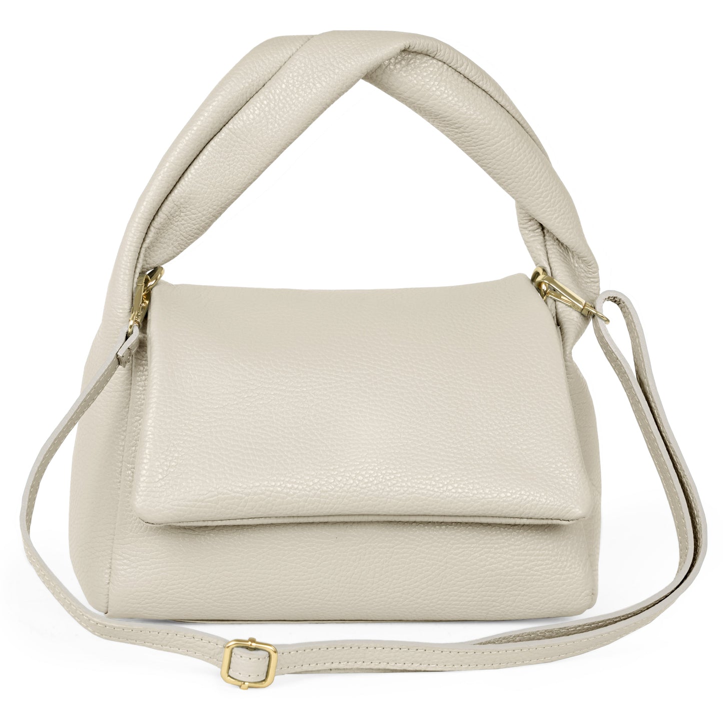 Calf Leather Top-Handle Bag