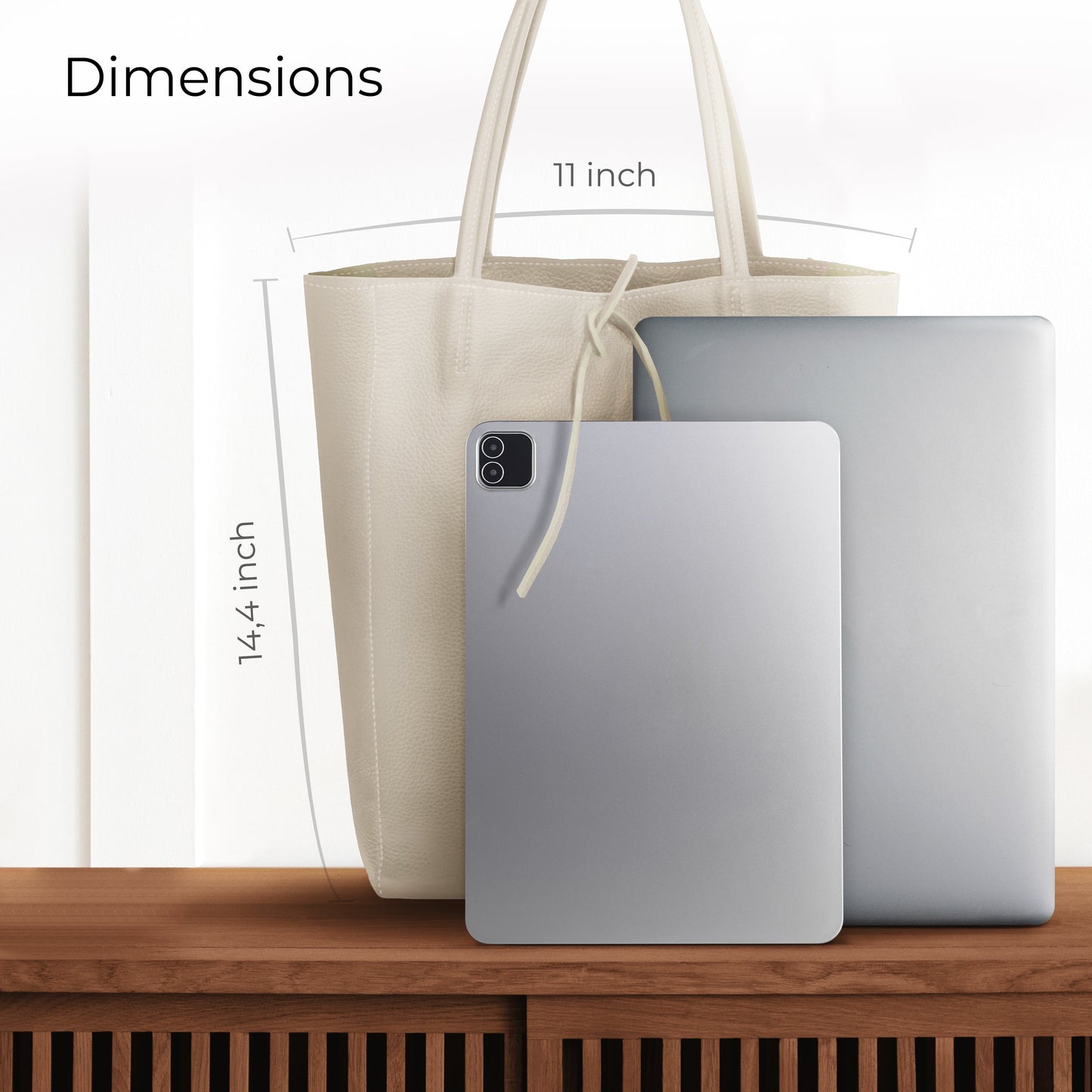 Calf Leather Tote Bag