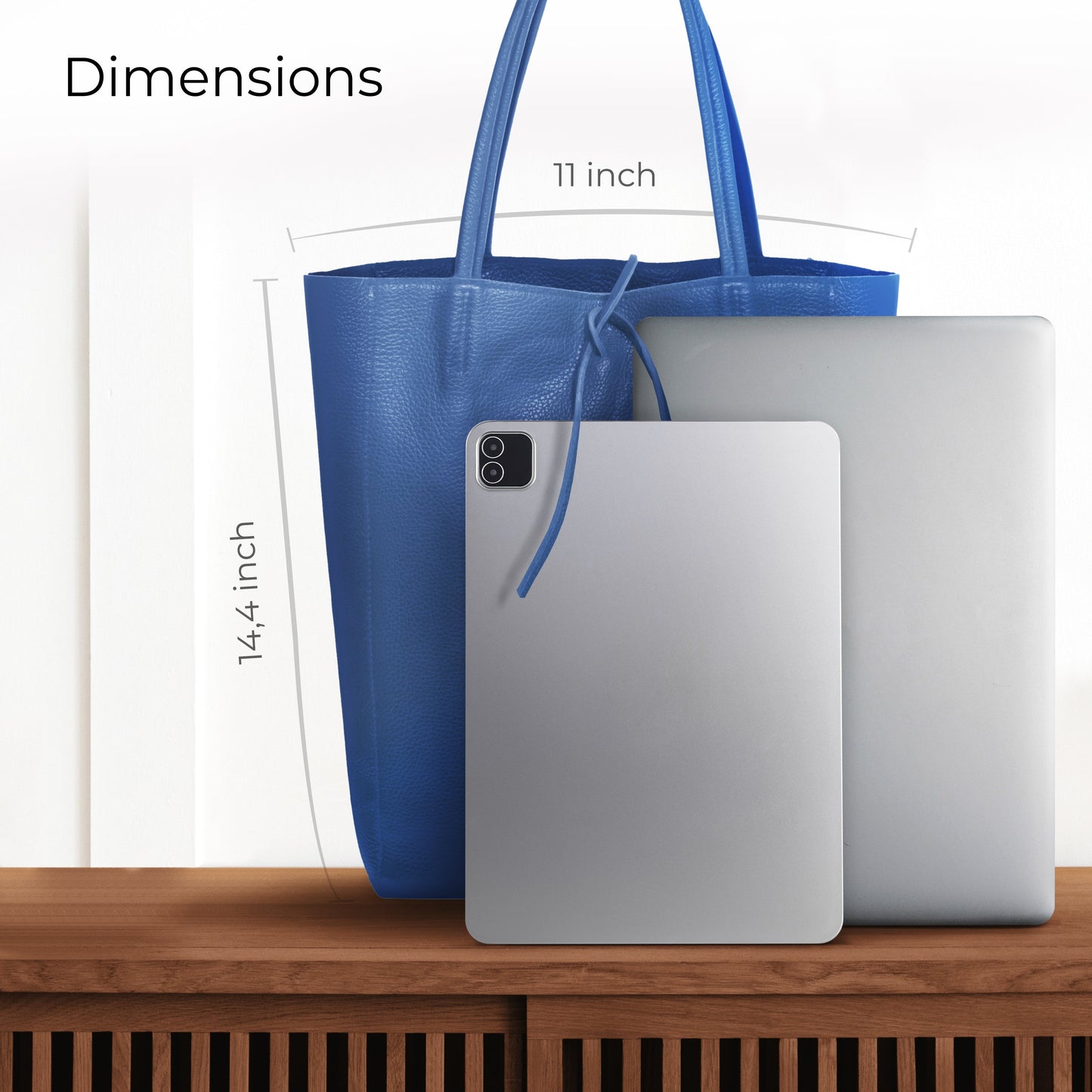 Calf Leather Tote Bag