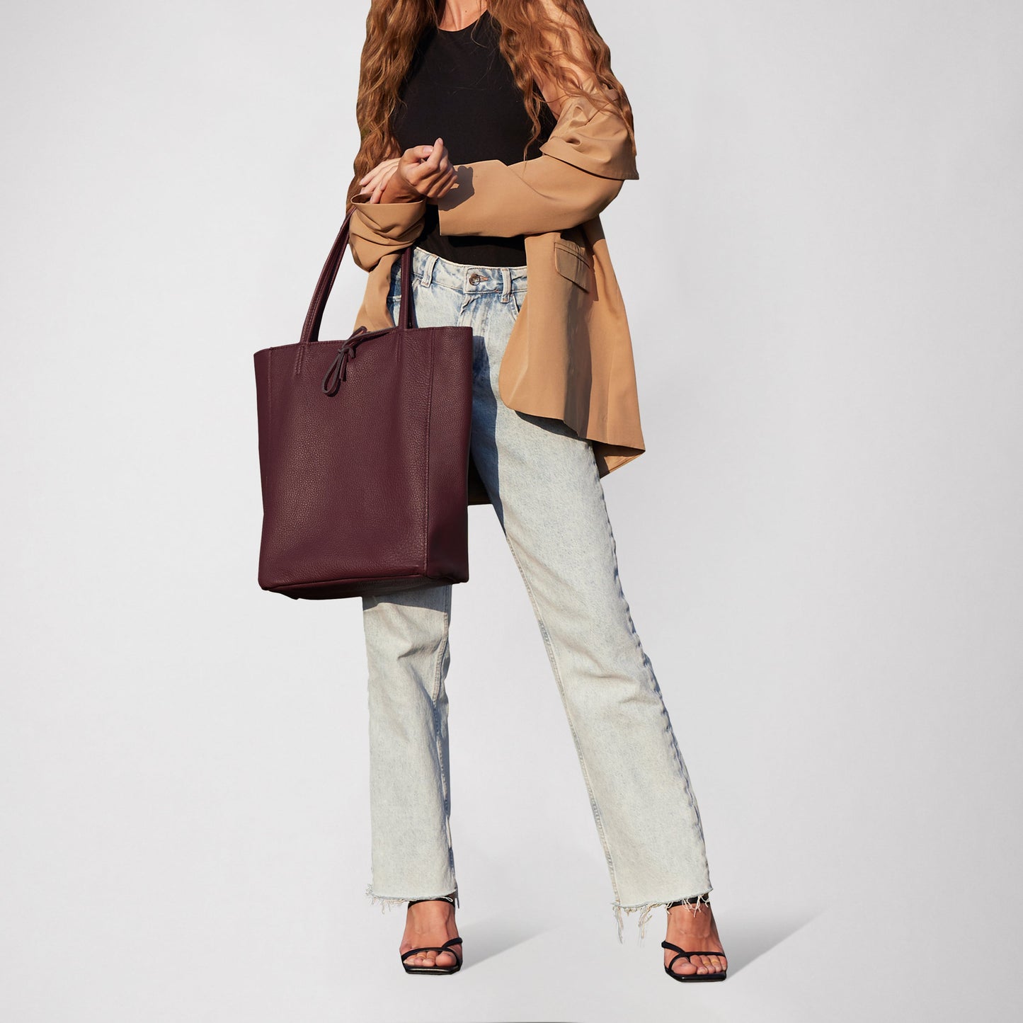 Calf Leather Tote Bag