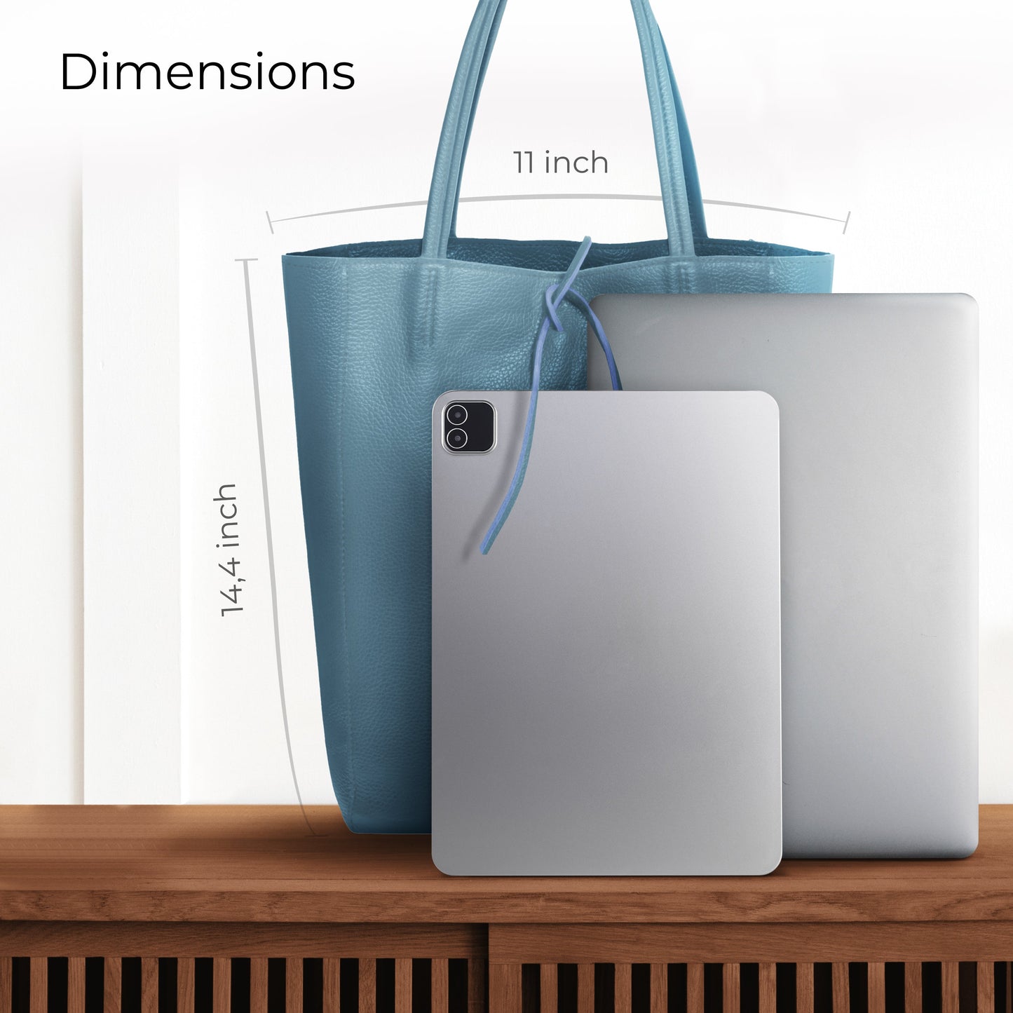 Calf Leather Tote Bag