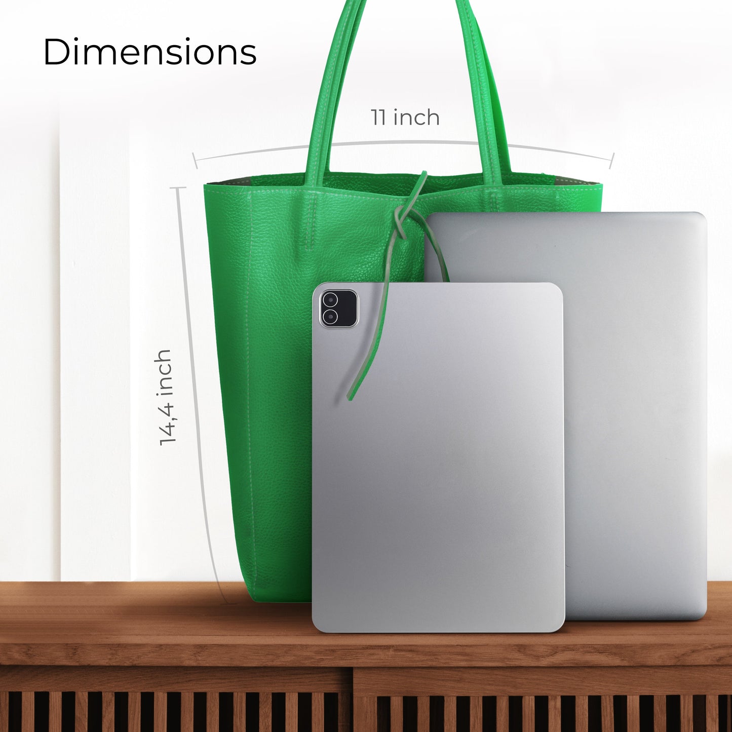 Calf Leather Tote Bag
