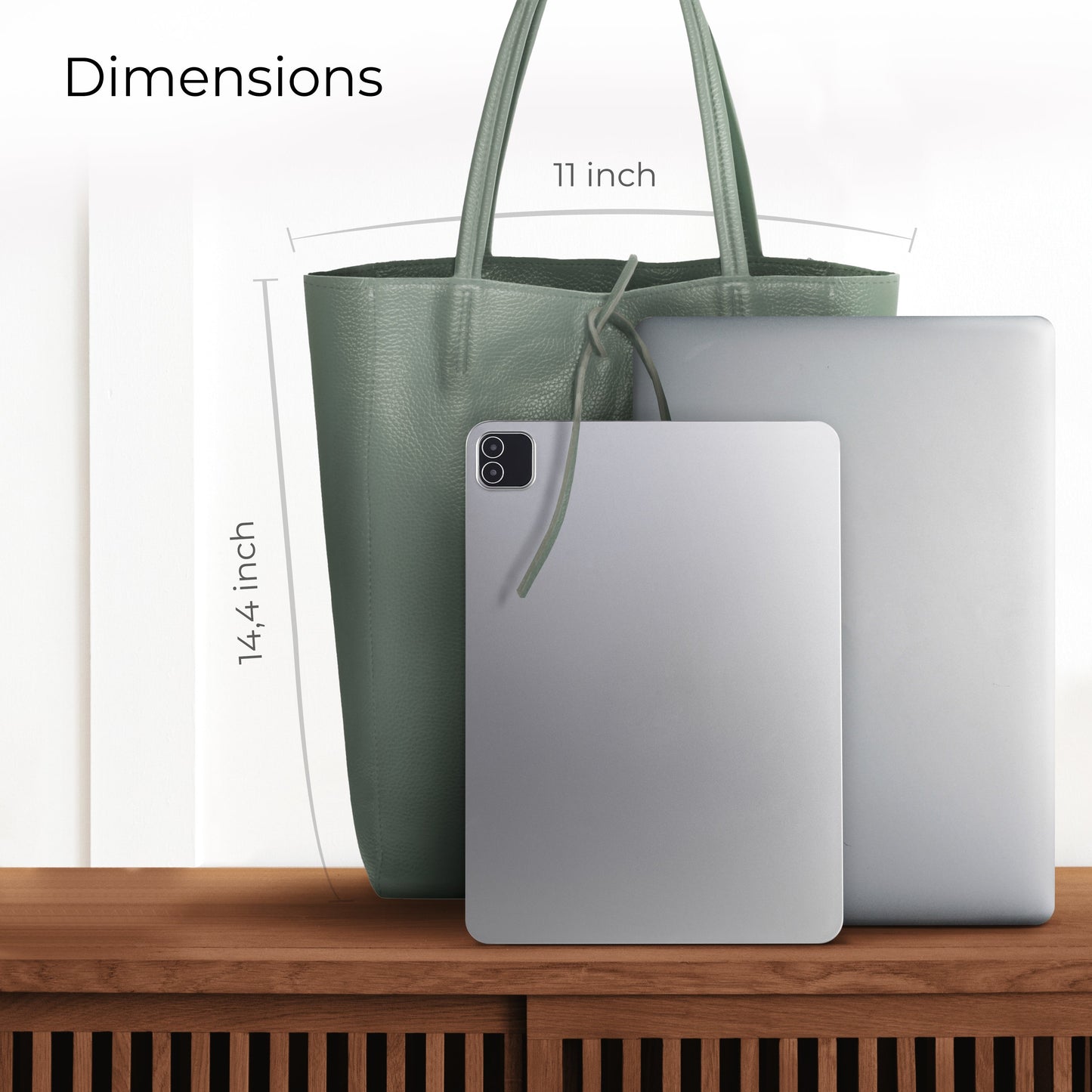 Calf Leather Tote Bag