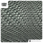 Grid Metallic Suede Leather Top-Handle Bag