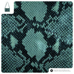 Python-Print Suede Hobo Bag