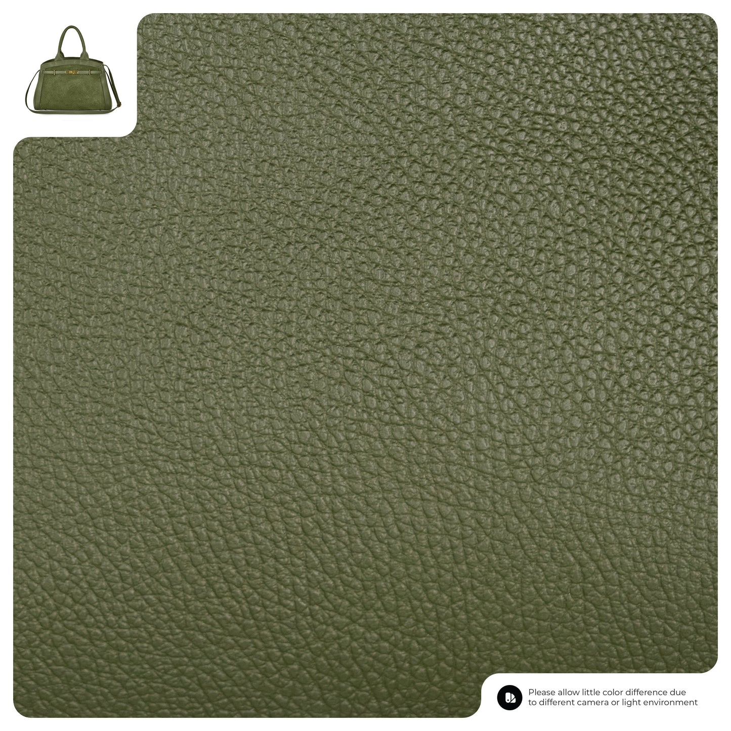 Calf & Suede Leather Top-Handle Bag
