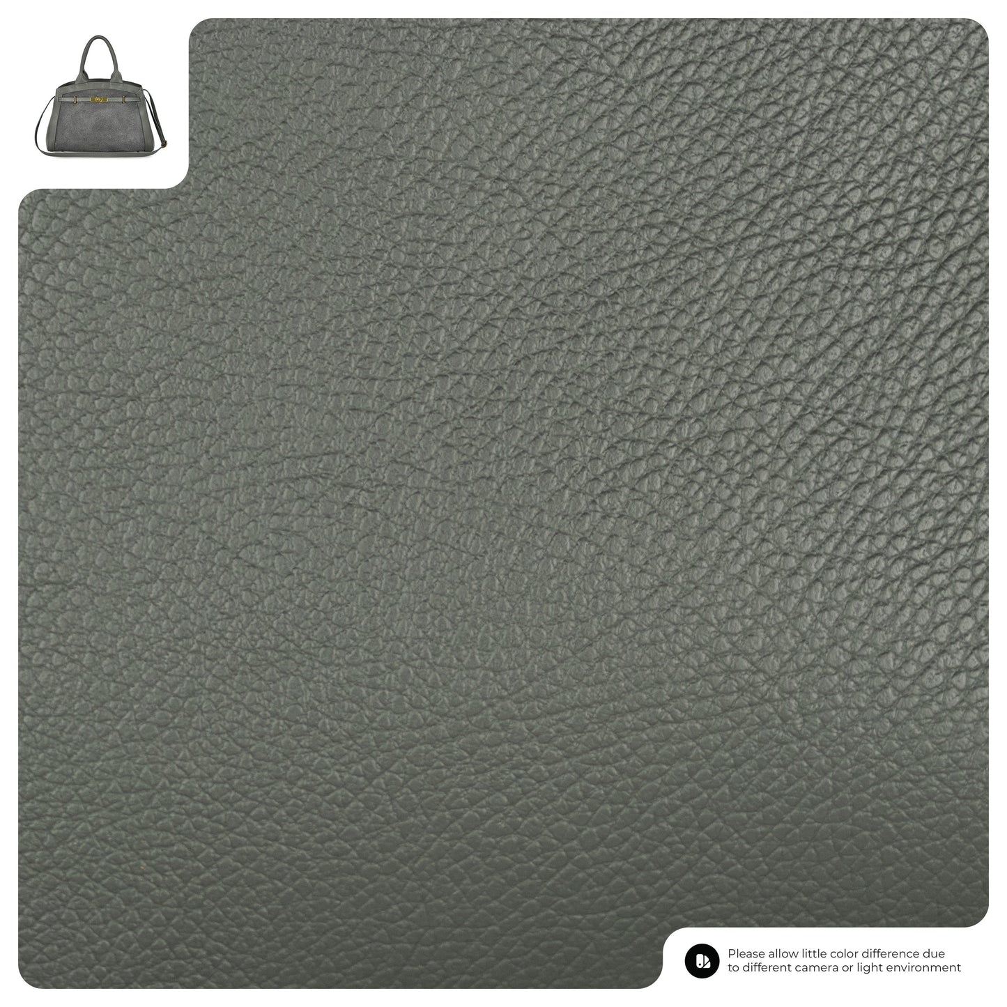Calf & Suede Leather Top-Handle Bag