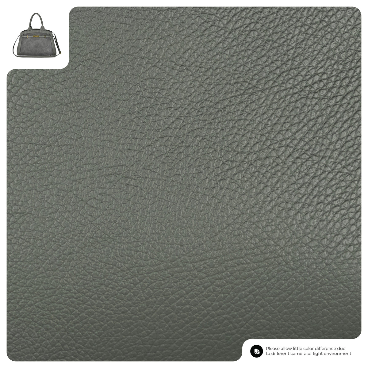 Calf & Suede Leather Top-Handle Bag