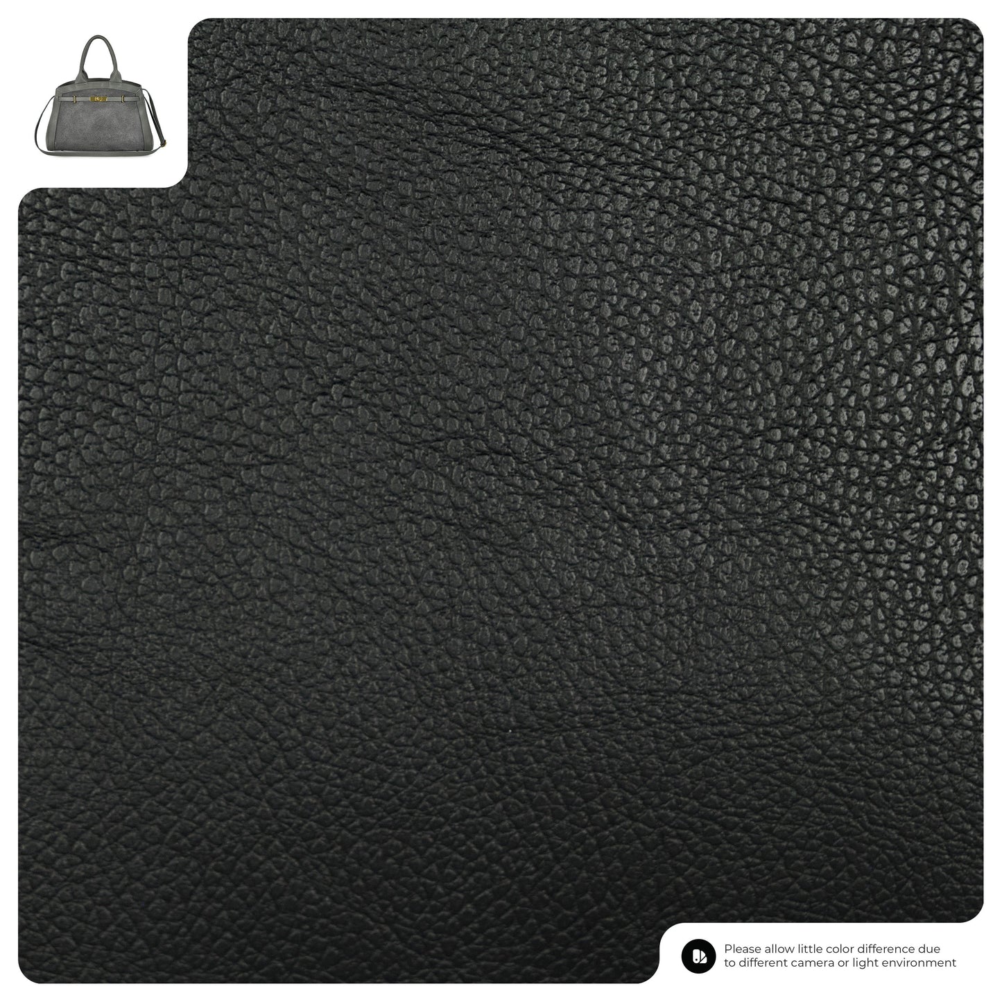 Calf & Suede Leather Top-Handle Bag