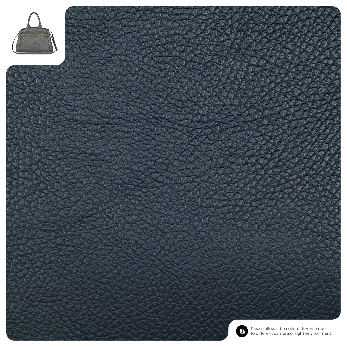 Calf & Suede Leather Top-Handle Bag