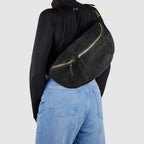 Suede Leather Crossbody Bag