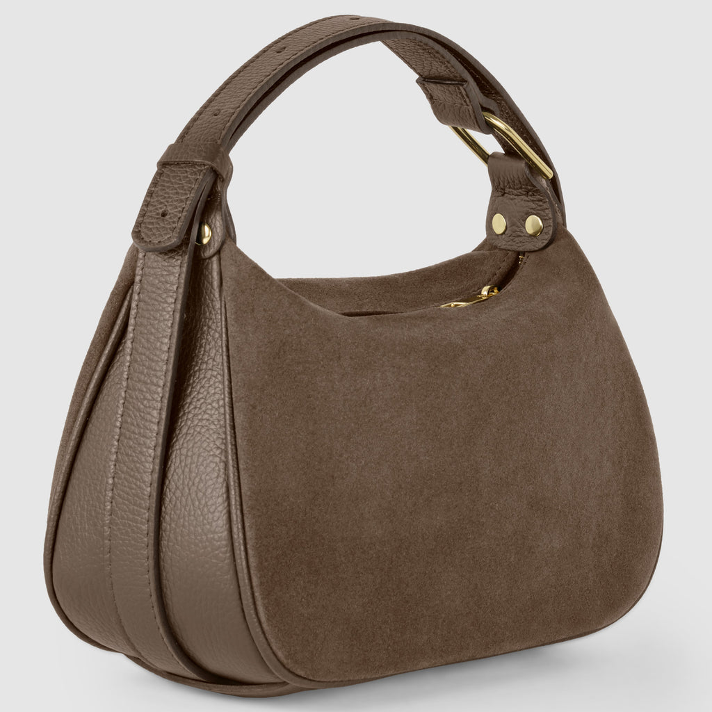 Suede Leather Crossbody Bag