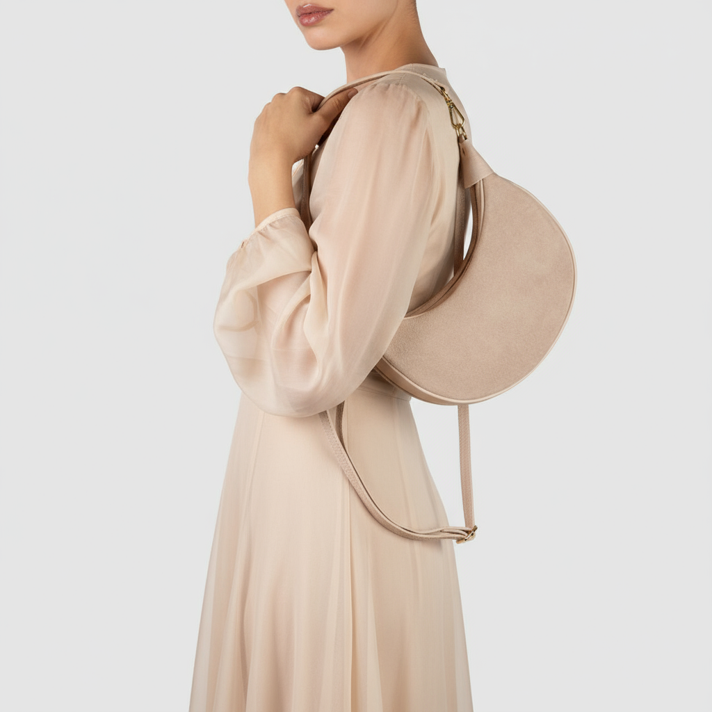 Suede Leather Shoulder Bag