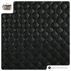 Weave Metallic Suede Leather Top-Handle Bag