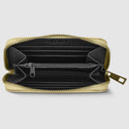 Weave Metallic Suede Leather Wallet