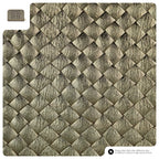 Weave Metallic Suede Leather Wallet