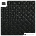 Weave Metallic Suede Leather Wallet
