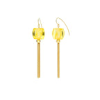 Tassel Bead Drop Earrings